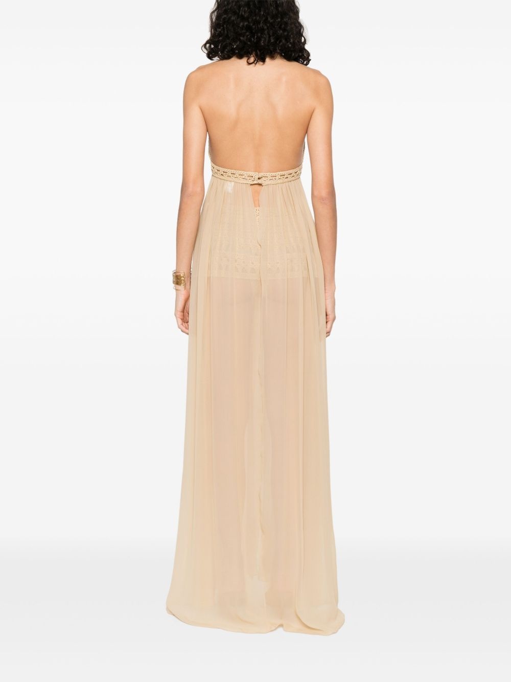 crochet maxi dress - 3