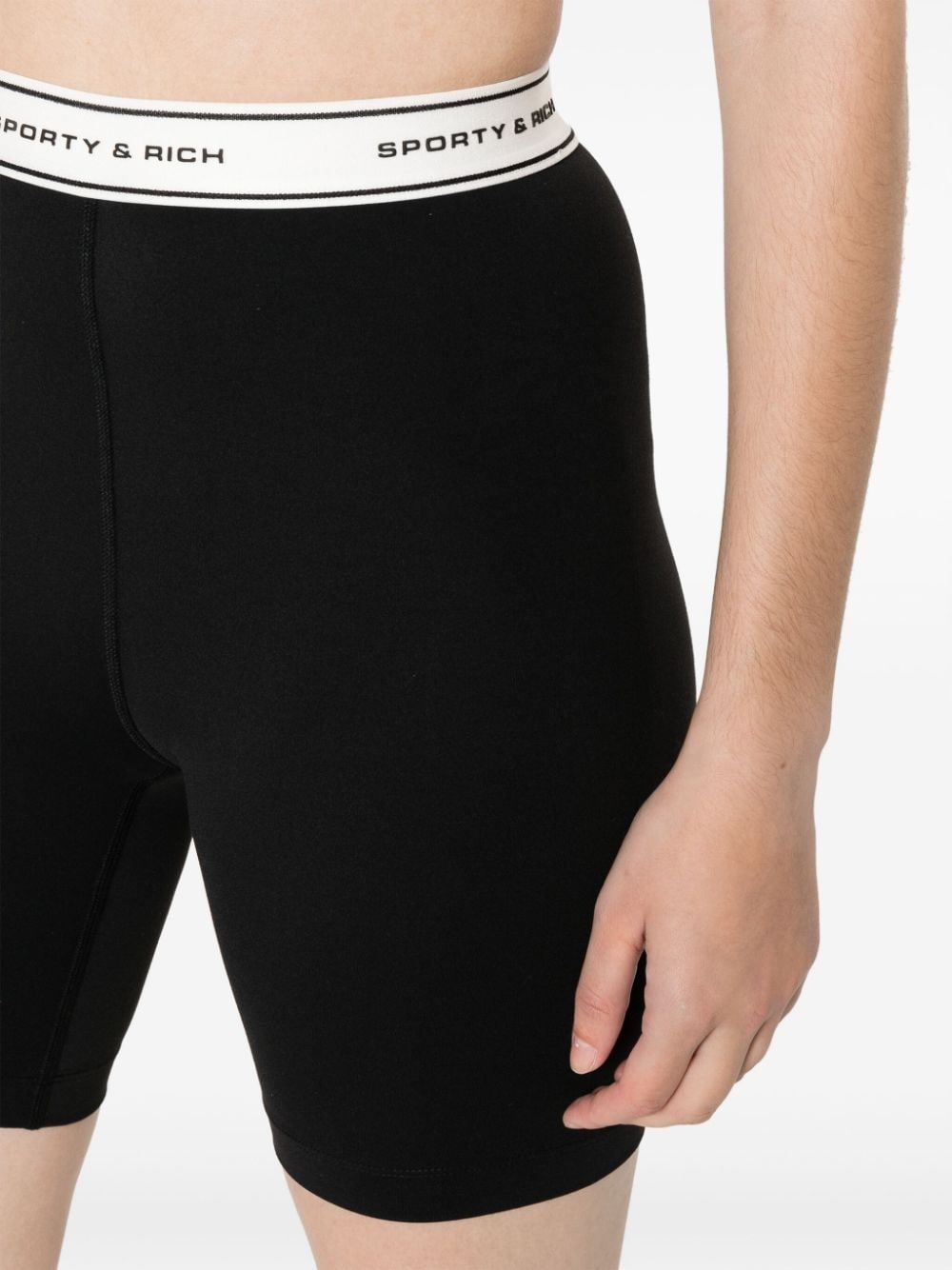 logo-waistband shorts - 5