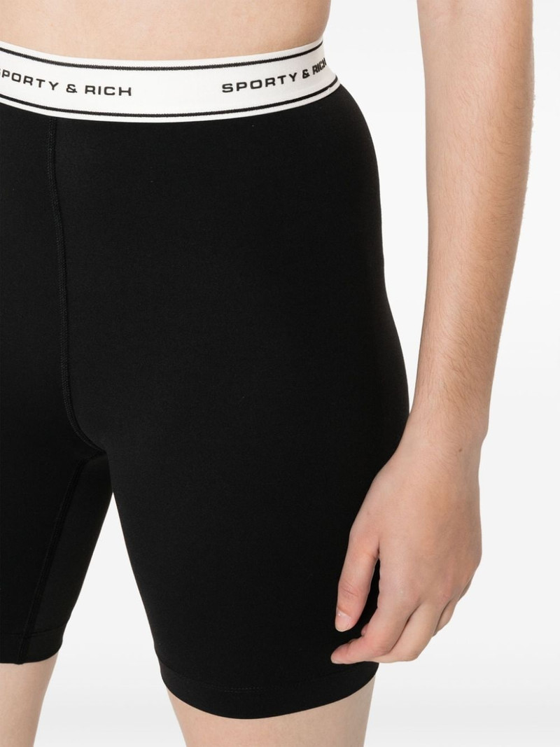 logo-waistband shorts 5