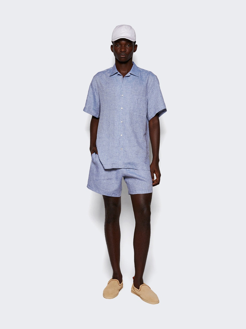 Loro Piana Bermuda Bay Solaire Shorts Pale Blue Indigo outlook
