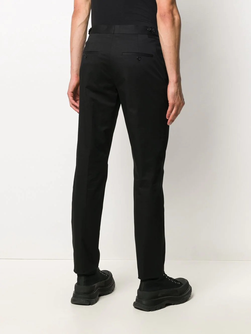 cotton-blend trousers - 4