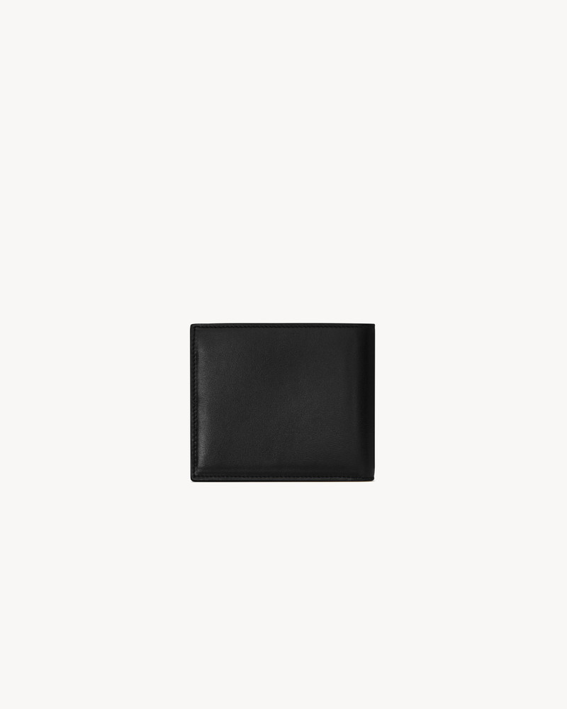 SAINT LAURENT TINY CASSANDRE EAST/WEST WALLET WITH COIN PURSE IN SHINY LEATHER outlook