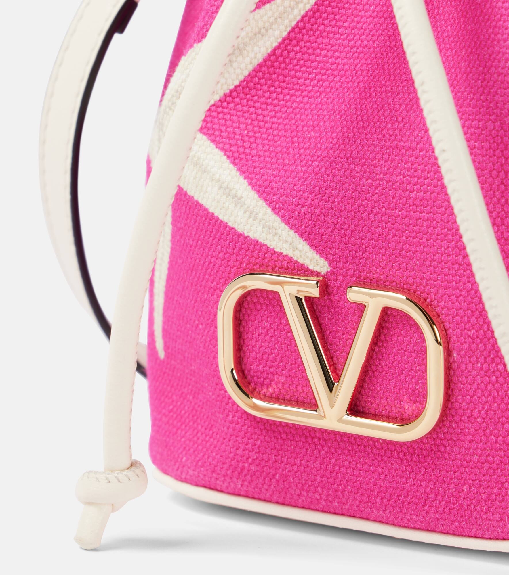 VLogo Starfish Mini canvas bucket bag - 6