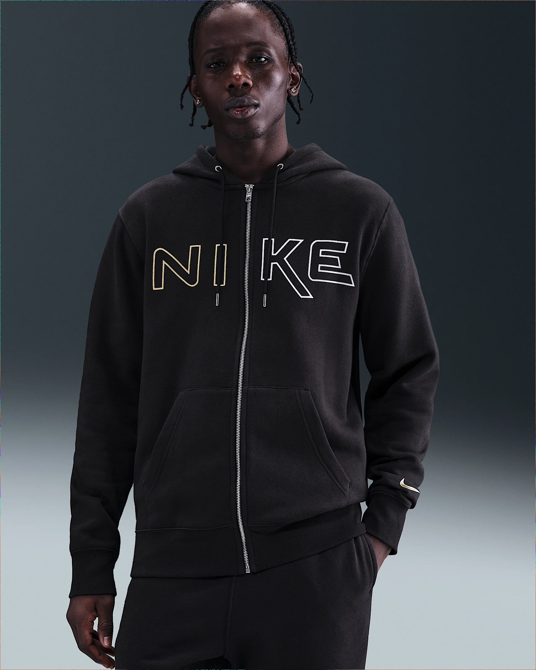 Nike Sportswear Club Men's Full-Zip Fleece Hoodie - 1