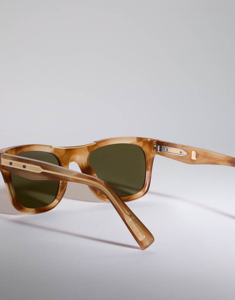 Mr. Brunello Goldcraft acetate and 18k solid gold sunglasses 3