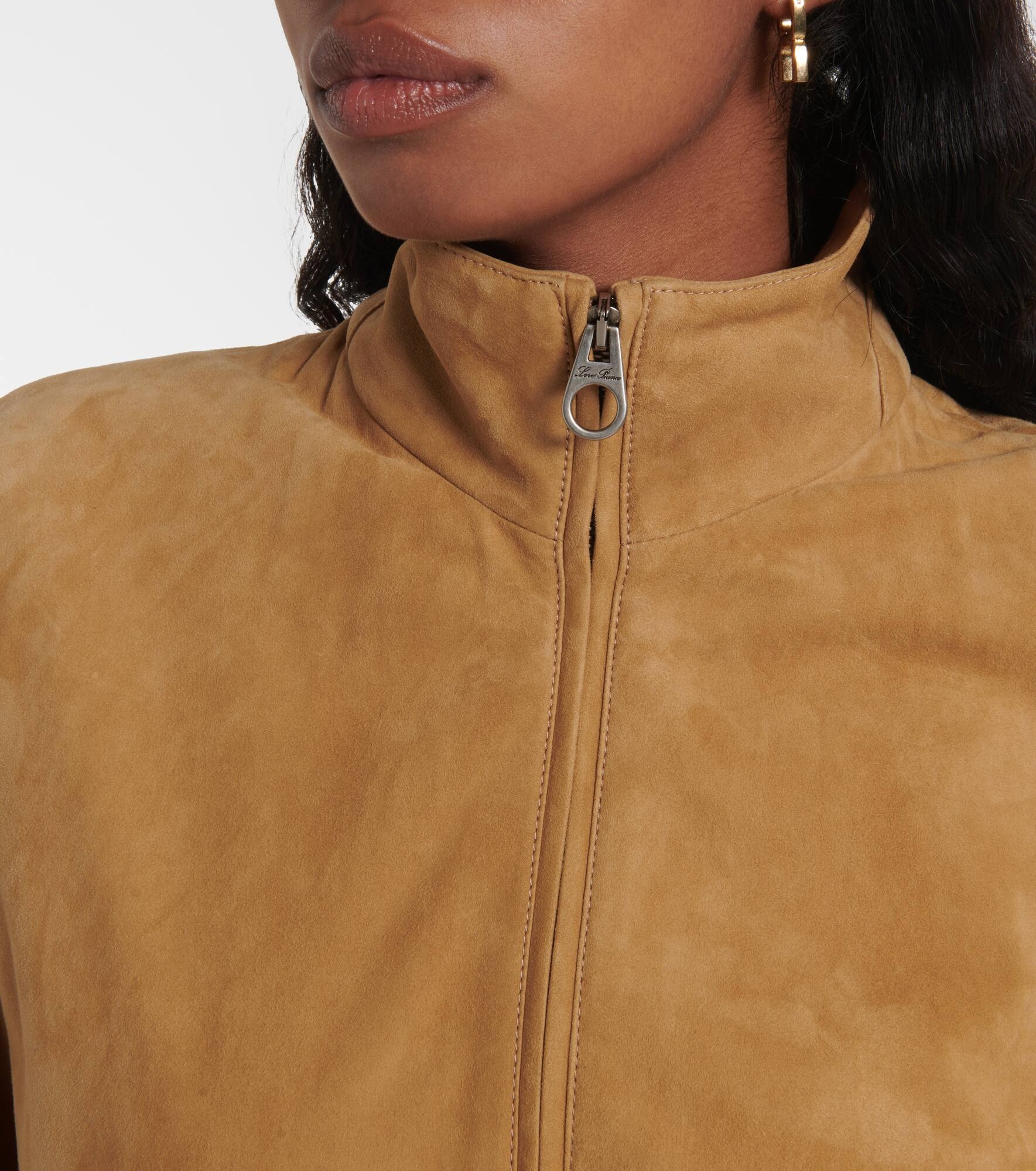Suede blouson - 4
