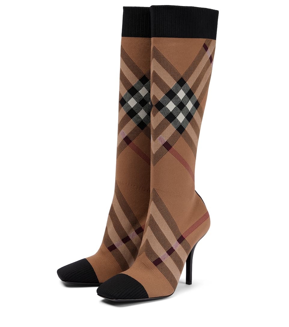 Vintage Check 105 sock boots - 5