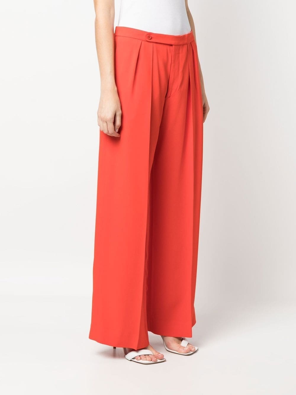 tailored wide-leg trousers - 3