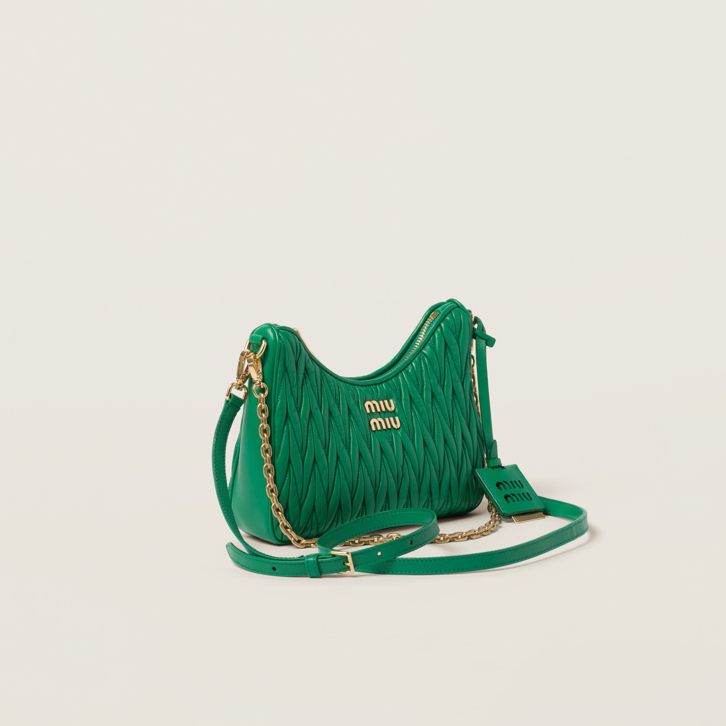 Matelassé nappa leather shoulder bag - 3
