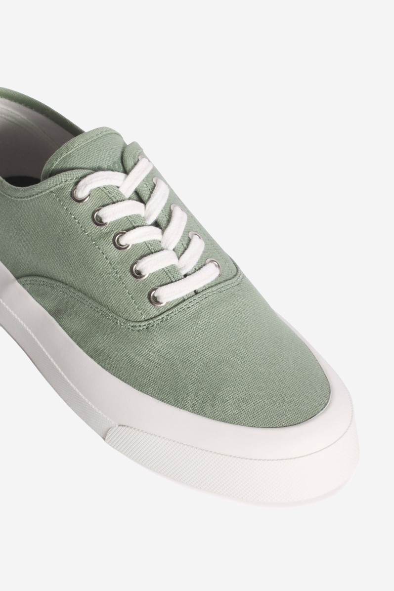CANVAS LACE-UP SNEAKERS - 4