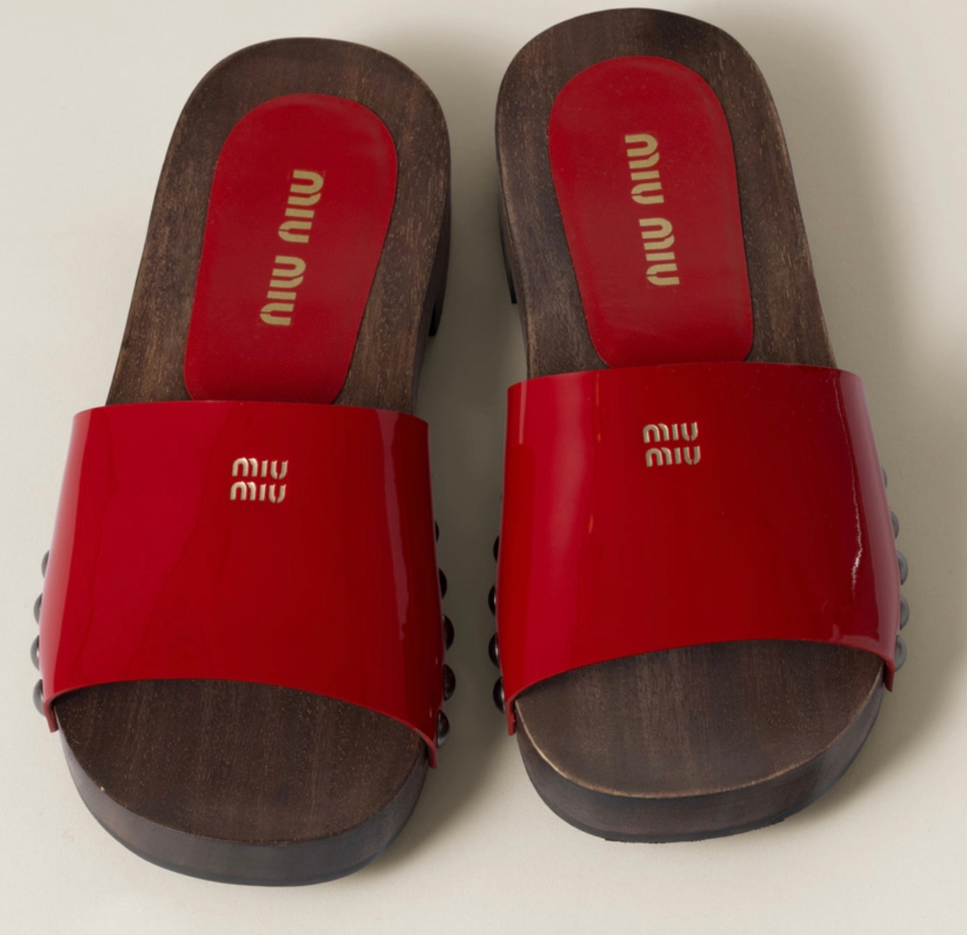 Miu Miu Patent leather clogs - 3
