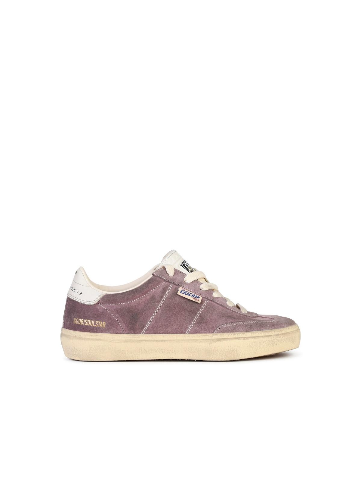 Golden Goose Woman Golden Goose 'Soul Star' Sneakers In Purple Suede - 1