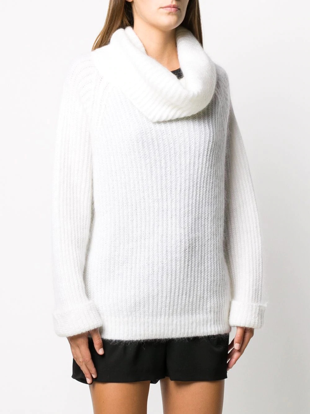 cowl neck jumper - 3