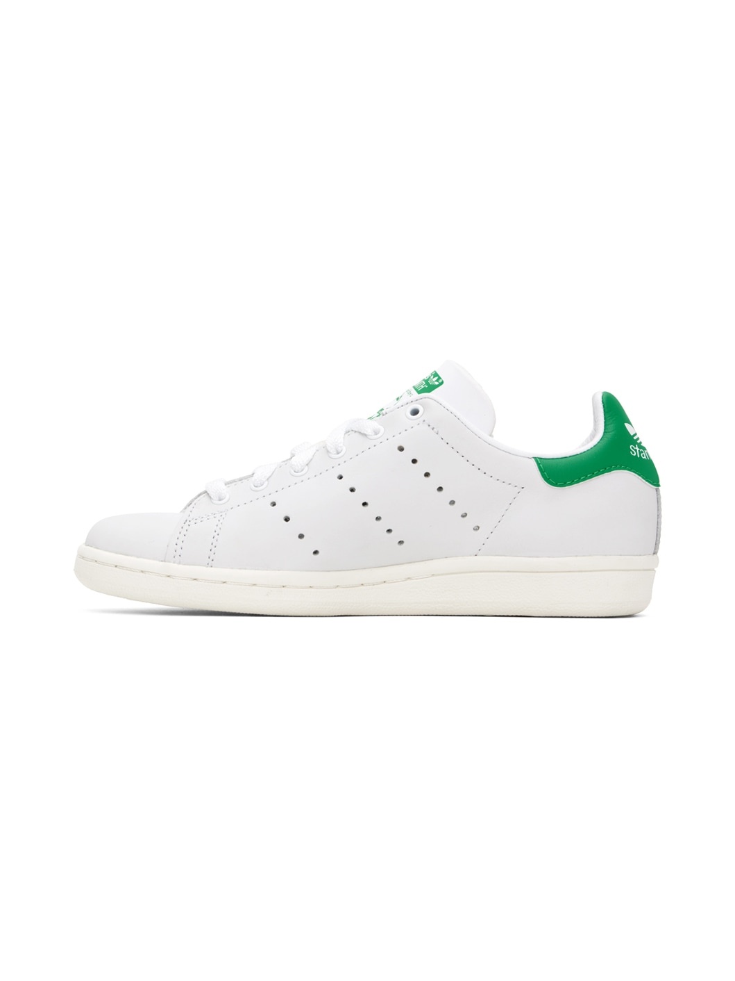 White & Green Stan Smith 80s Sneakers - 3