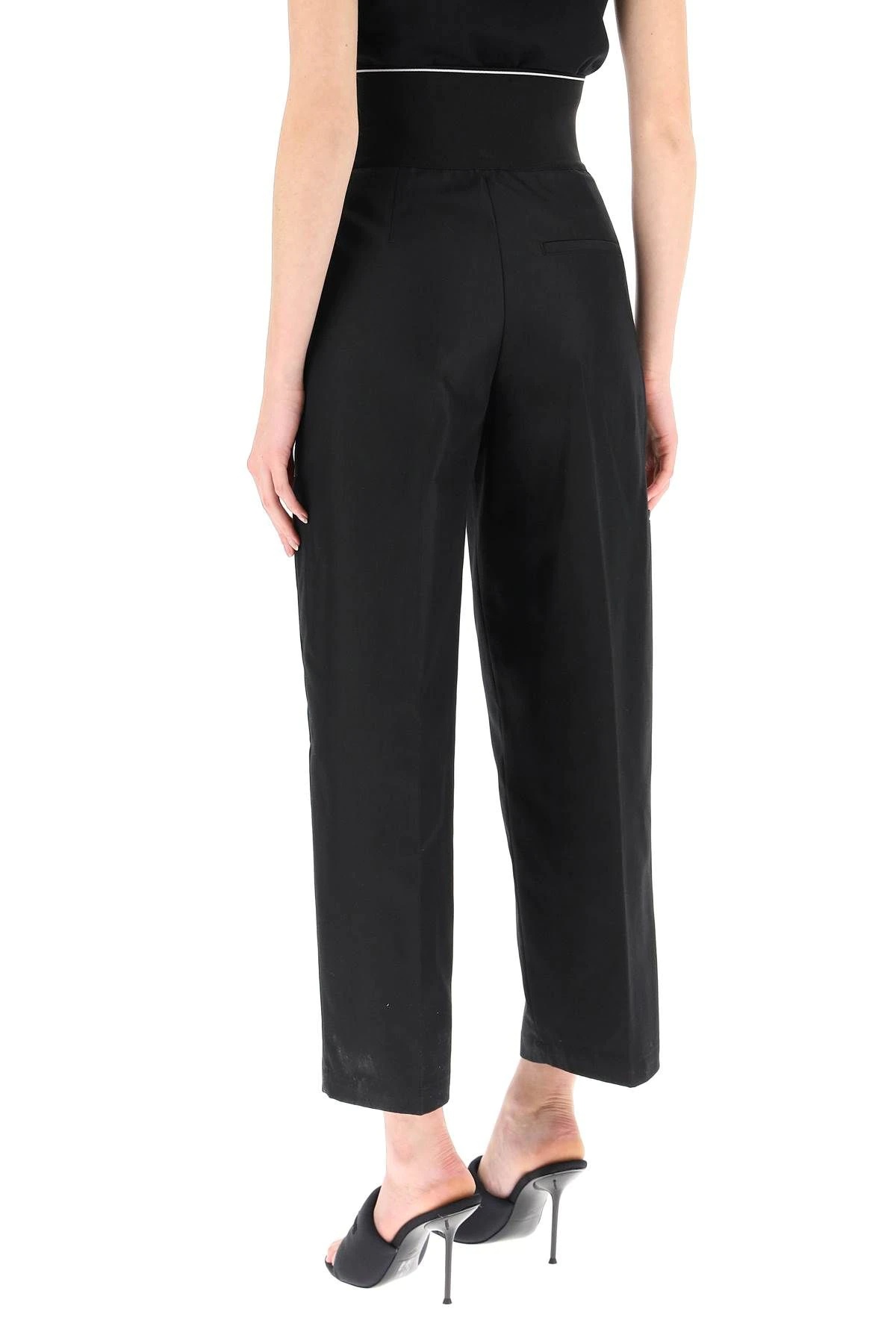 CARROT FIT TROUSERS WITH LOGO - 4