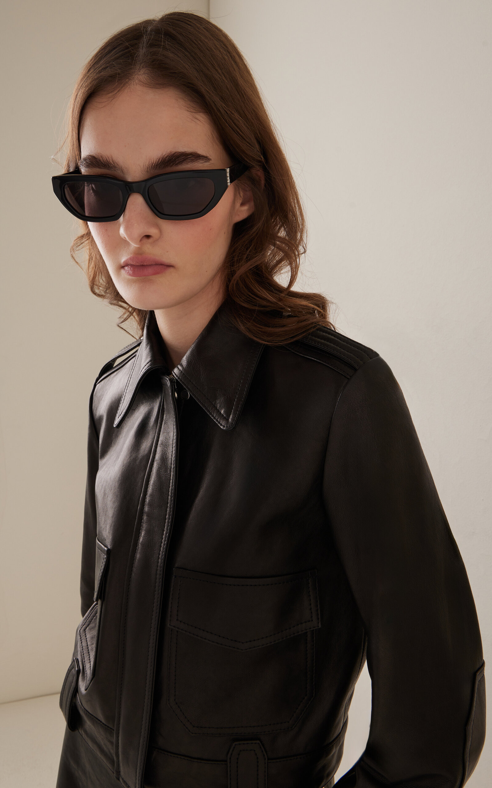 Cat-Eye Acetate Sunglasses black - 3
