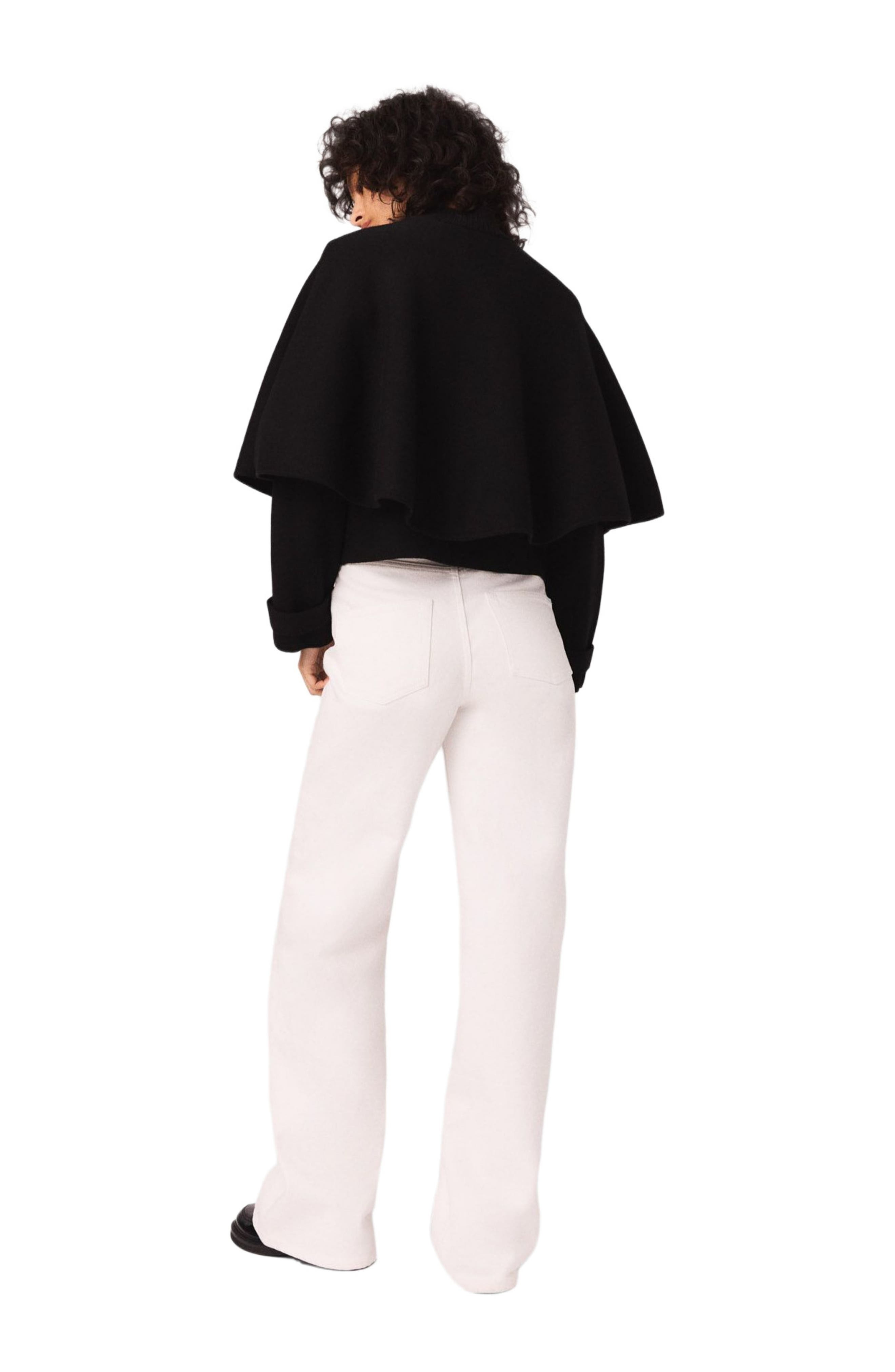 maje Cape-effect cardigan in Black at Nordstrom - 2