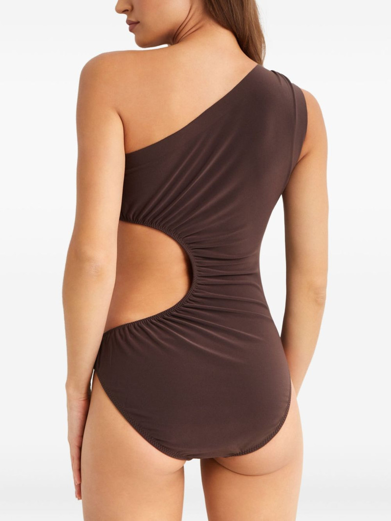 Mio Sunburst one-shoulder cut-out swimsuit 4