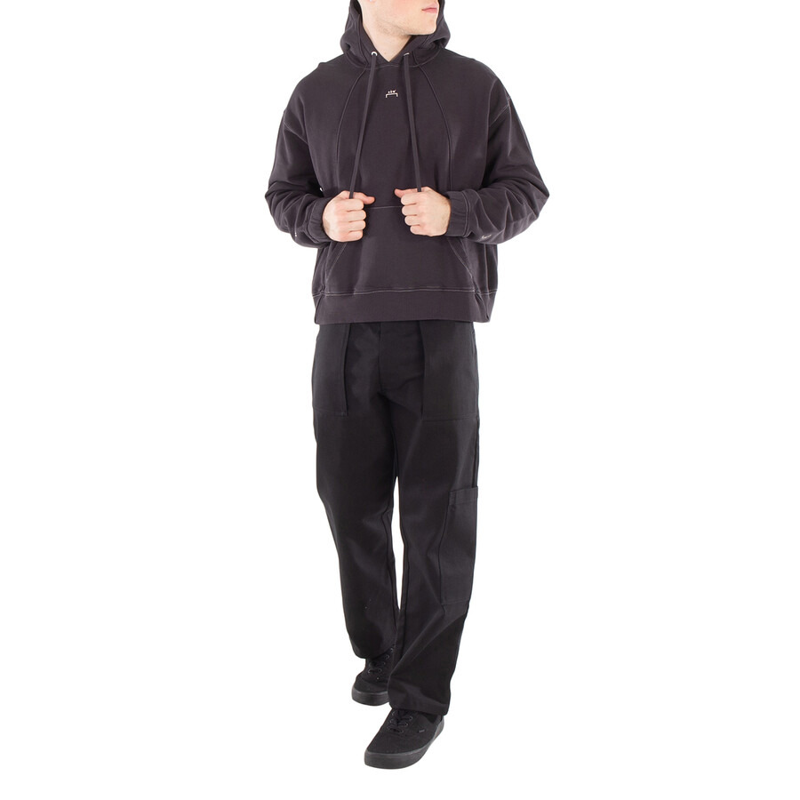 A Cold Wall Men's Black Console Cotton Trousers - 3