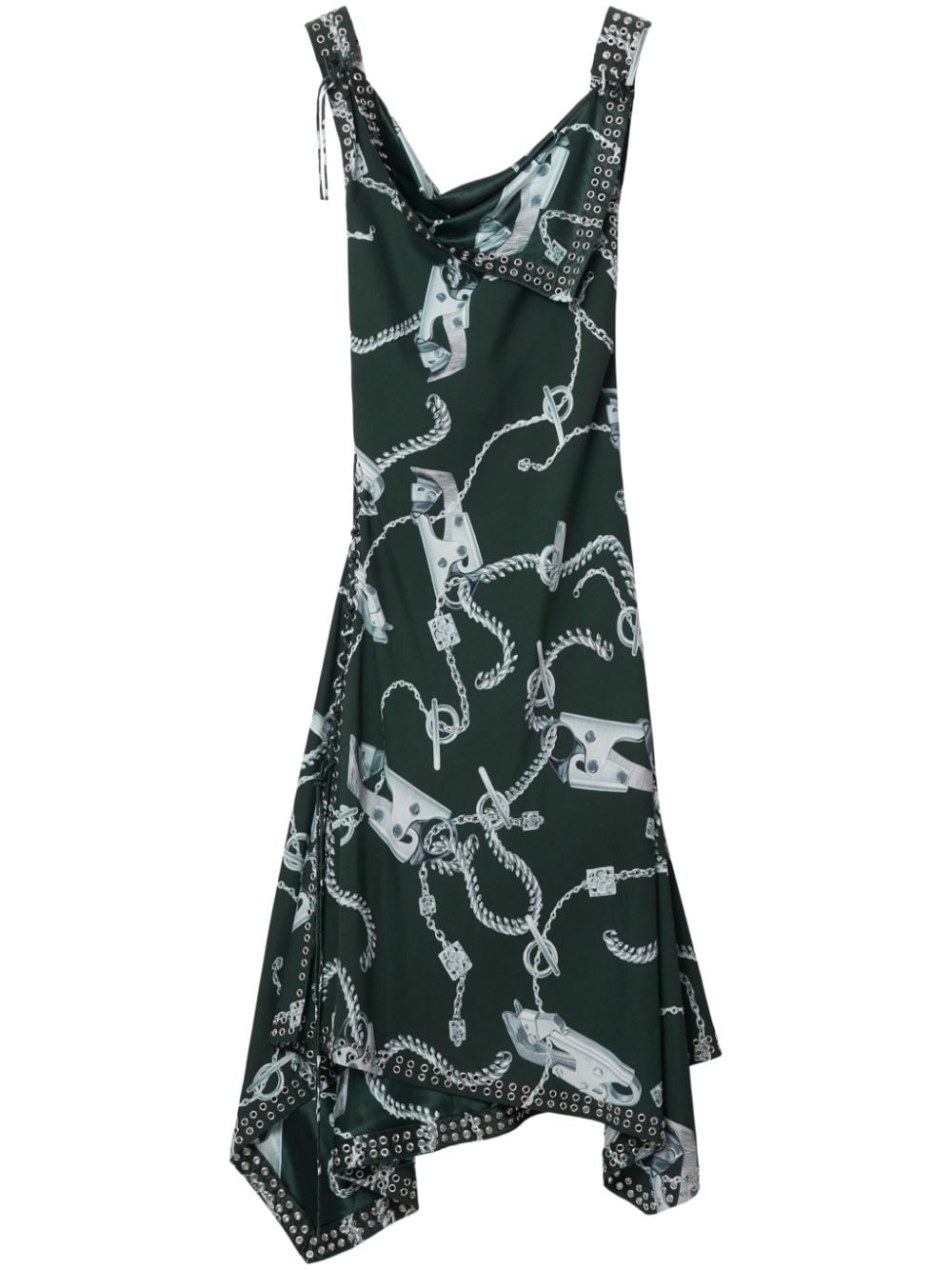 Knight Hardware-print dress - 1