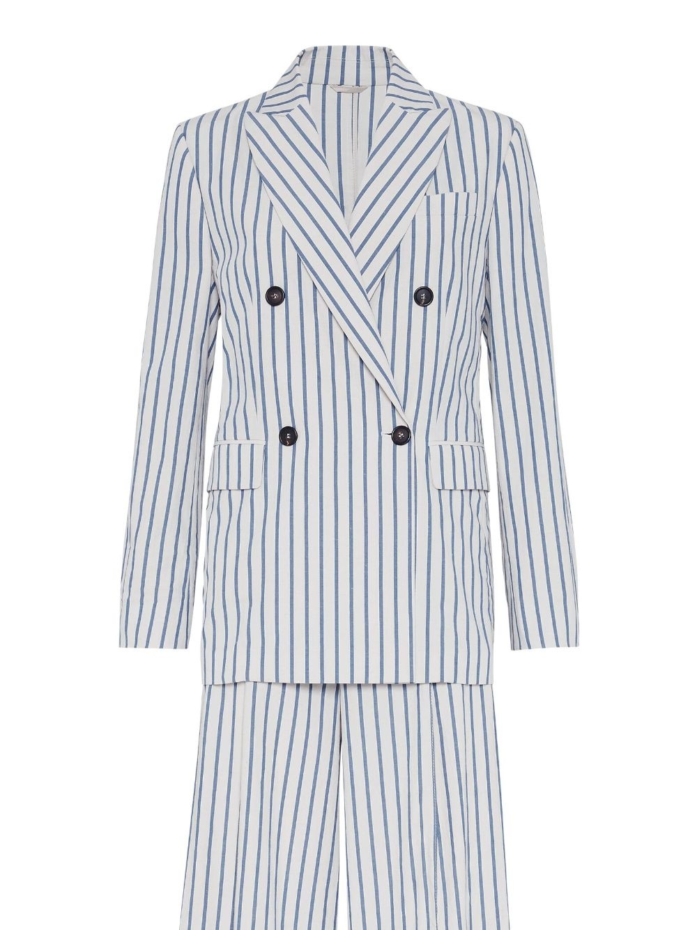 striped cotton suit - 6