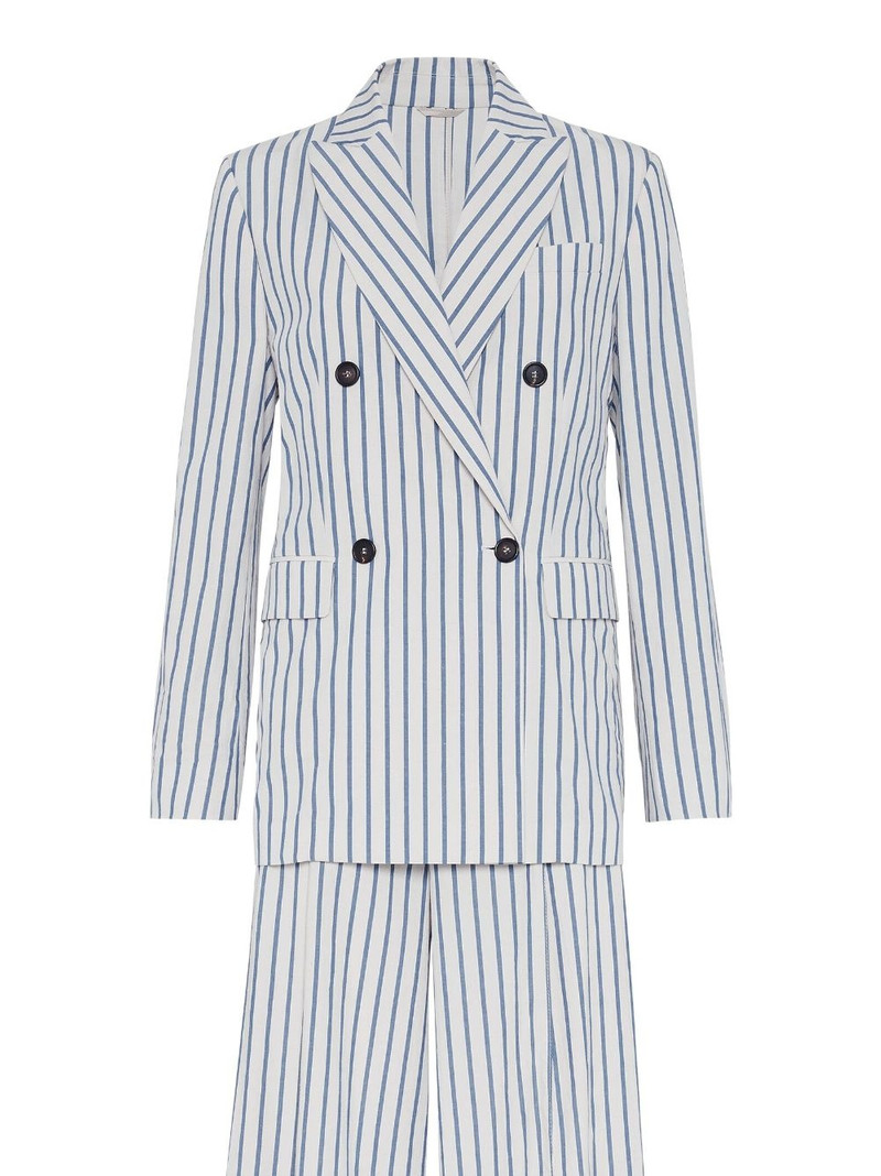 striped cotton suit 6