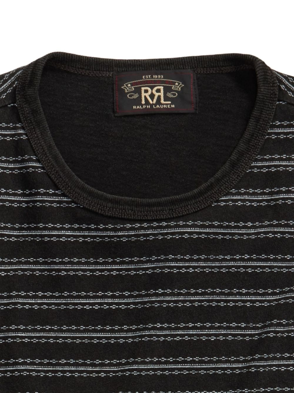 stripe-print cotton T-shirt - 3