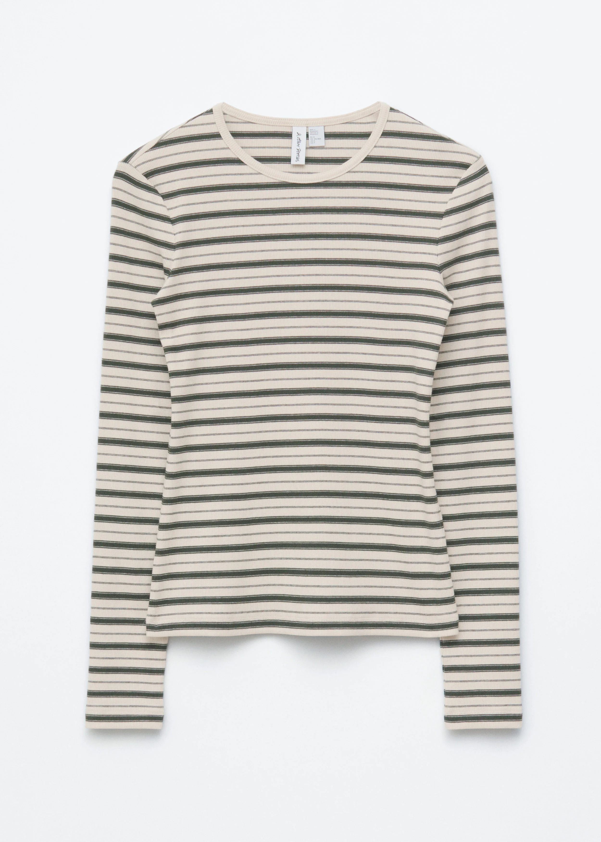 Ribbed Long-Sleeve Top - 1