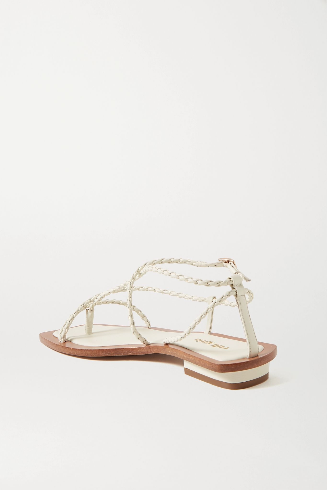 Juno braided leather sandals - 4