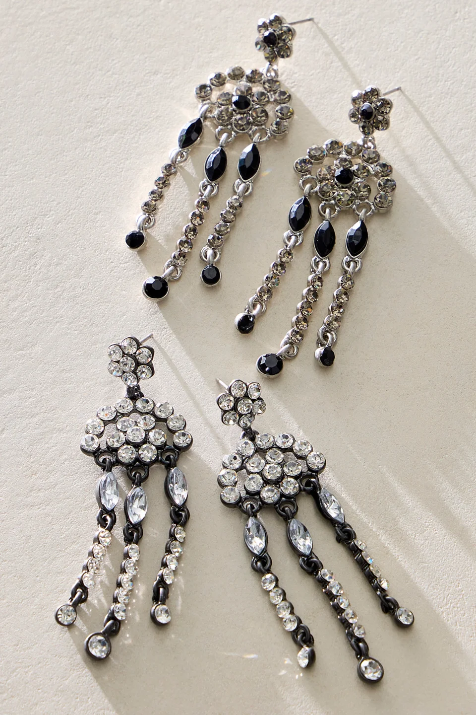 Evening Sparkle Dangle Earrings - 1