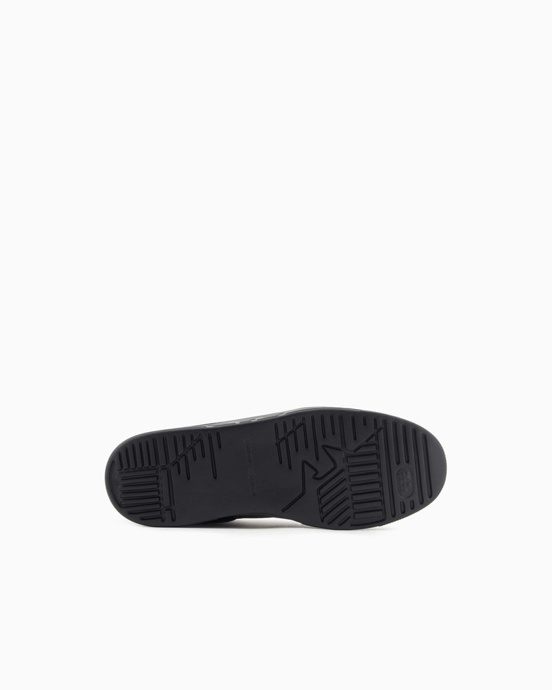 LEATHER SNEAKERS WITH MESH DETAILS 6