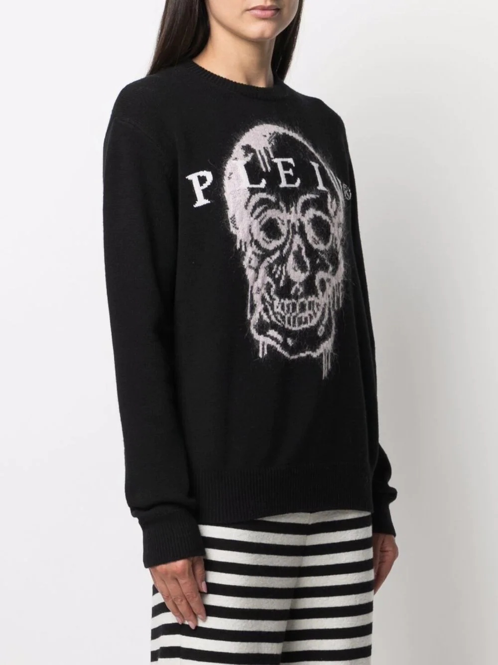 intarsia-knit skull jumper - 3