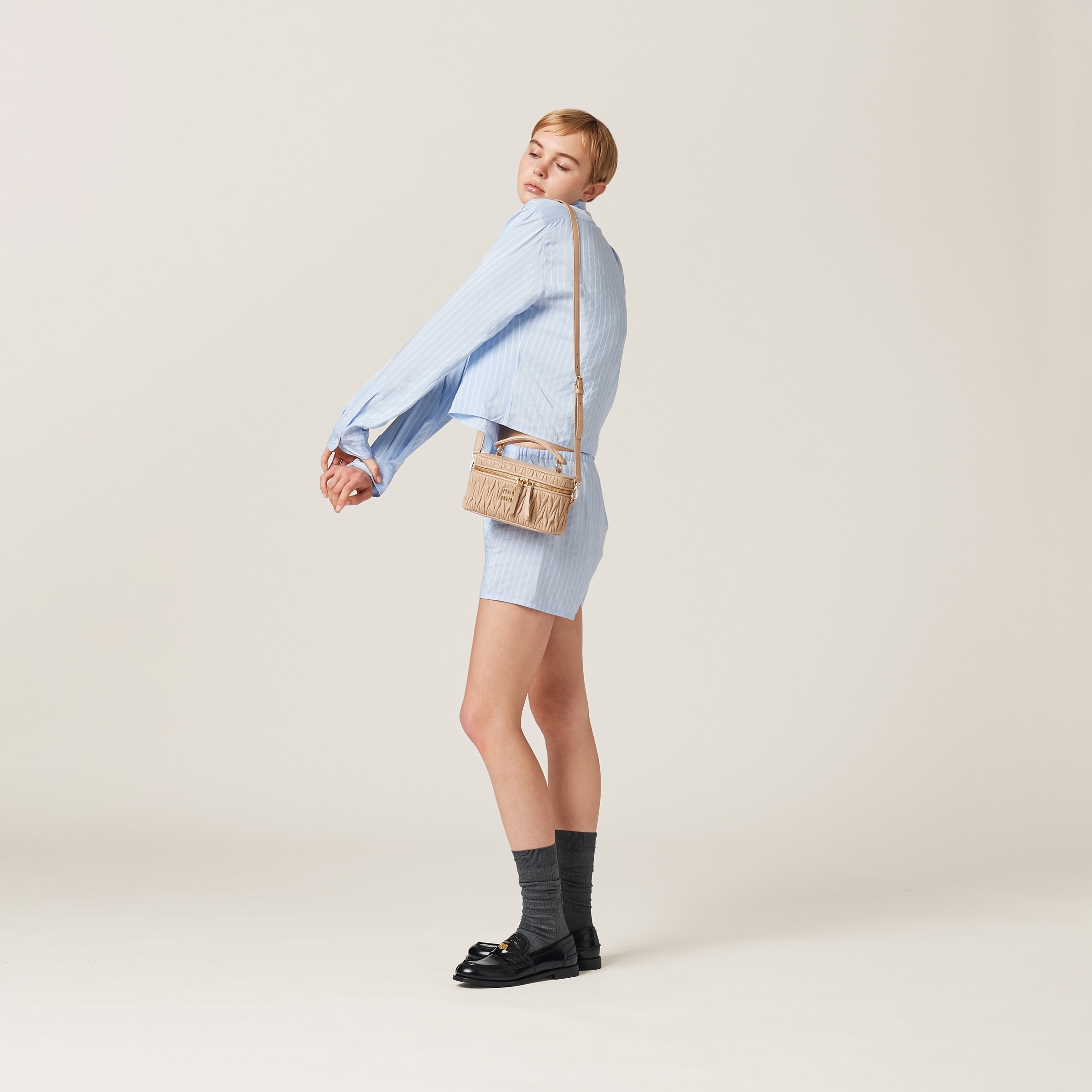 Matelassé nappa leather shoulder bag - 2