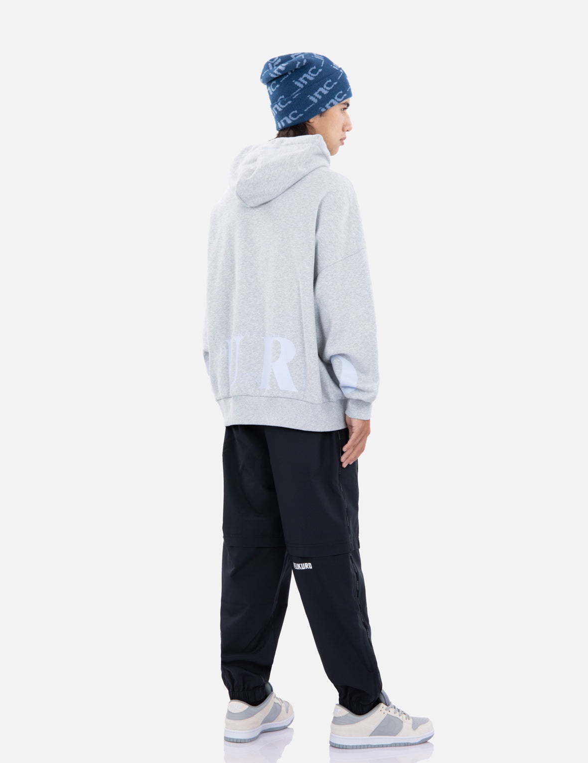 Logo Print Oversized Hoodie - 4