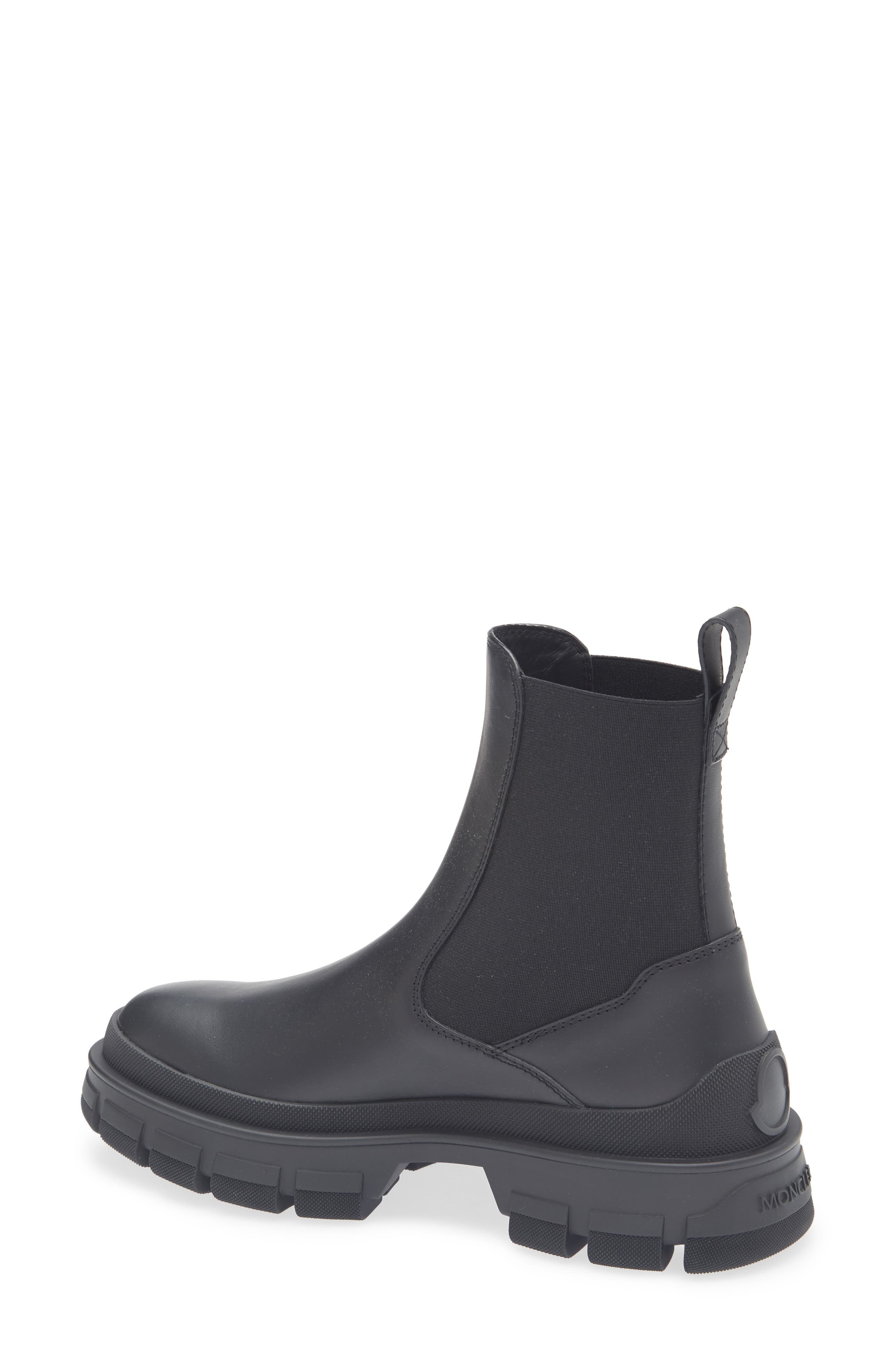 Moncler Hevea Lug Sole Chelsea Boot in Black at Nordstrom - 2