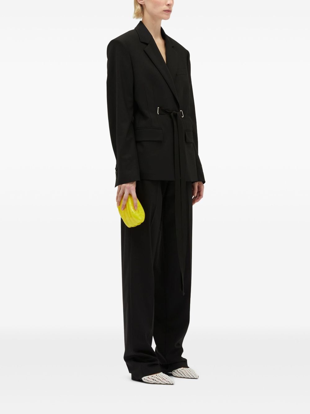 logo-tag blazer - 3