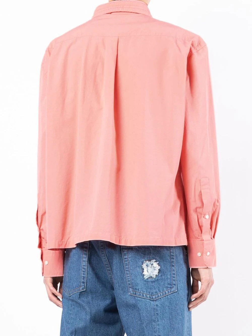 drawstring-detail shirt - 4