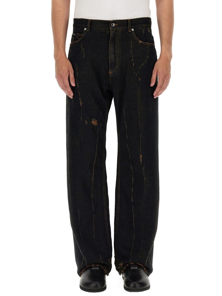 DOLCE & GABBANA DENIM PANTS - 1