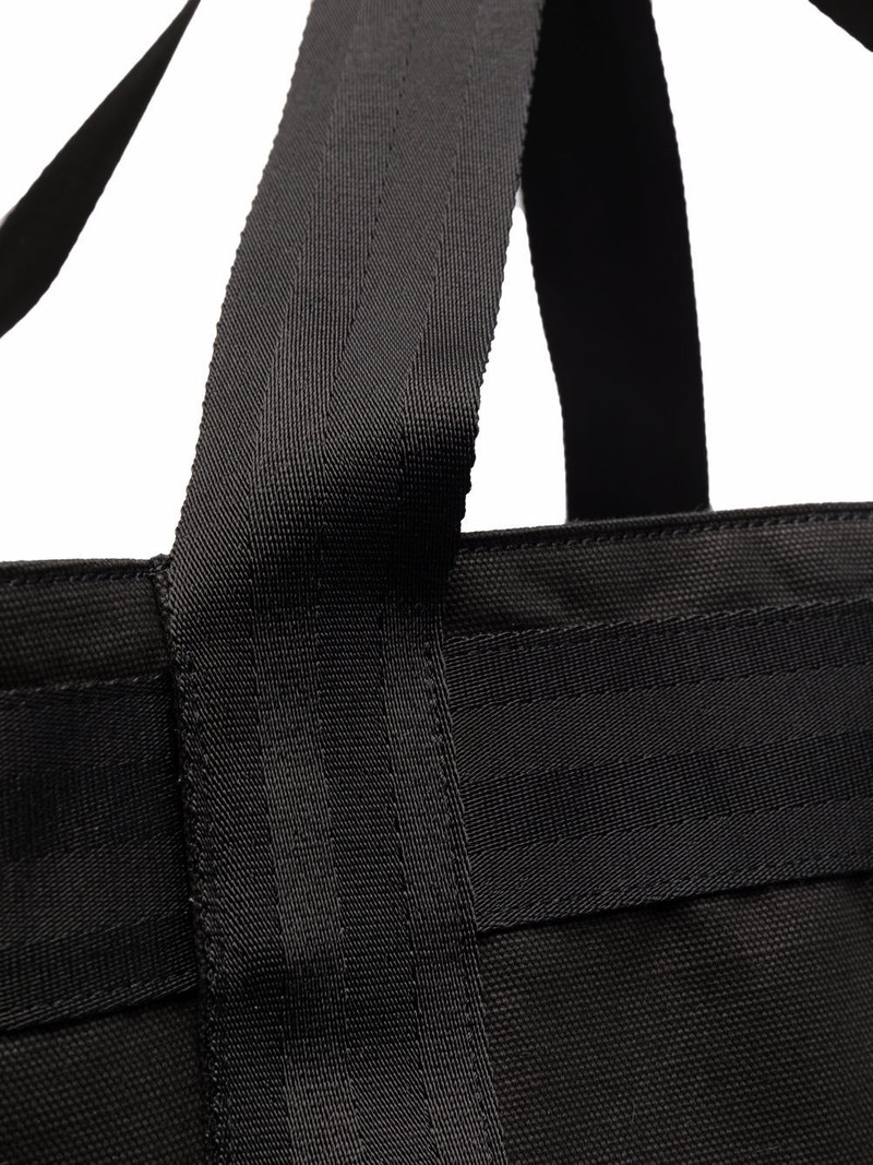 maxi embossed-logo tote bag 4