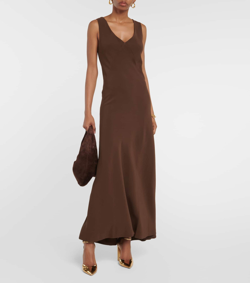 ASCENO Bordeaux slip dress outlook