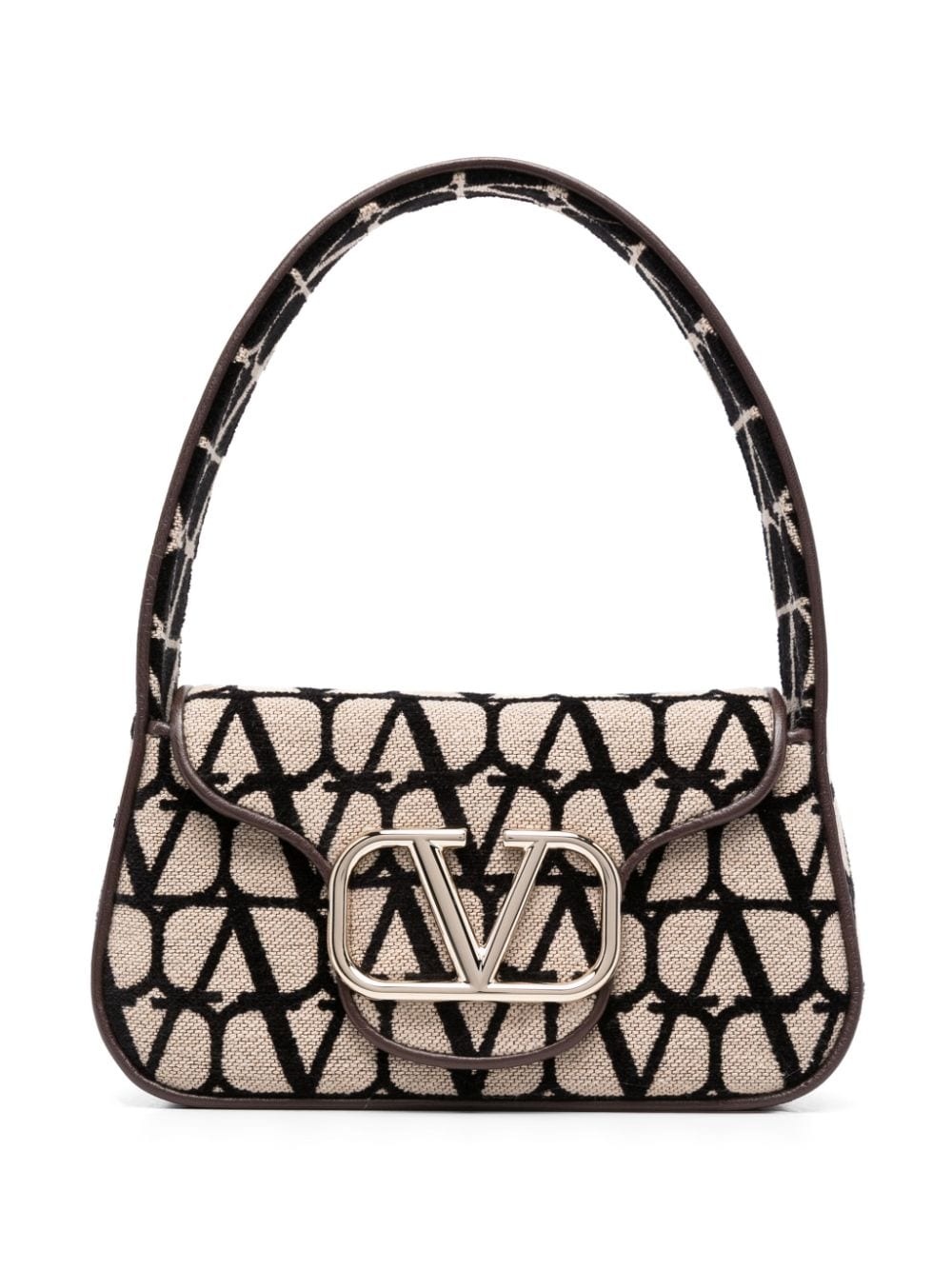 Valentino Garavani logo-stamp tote bag - Black