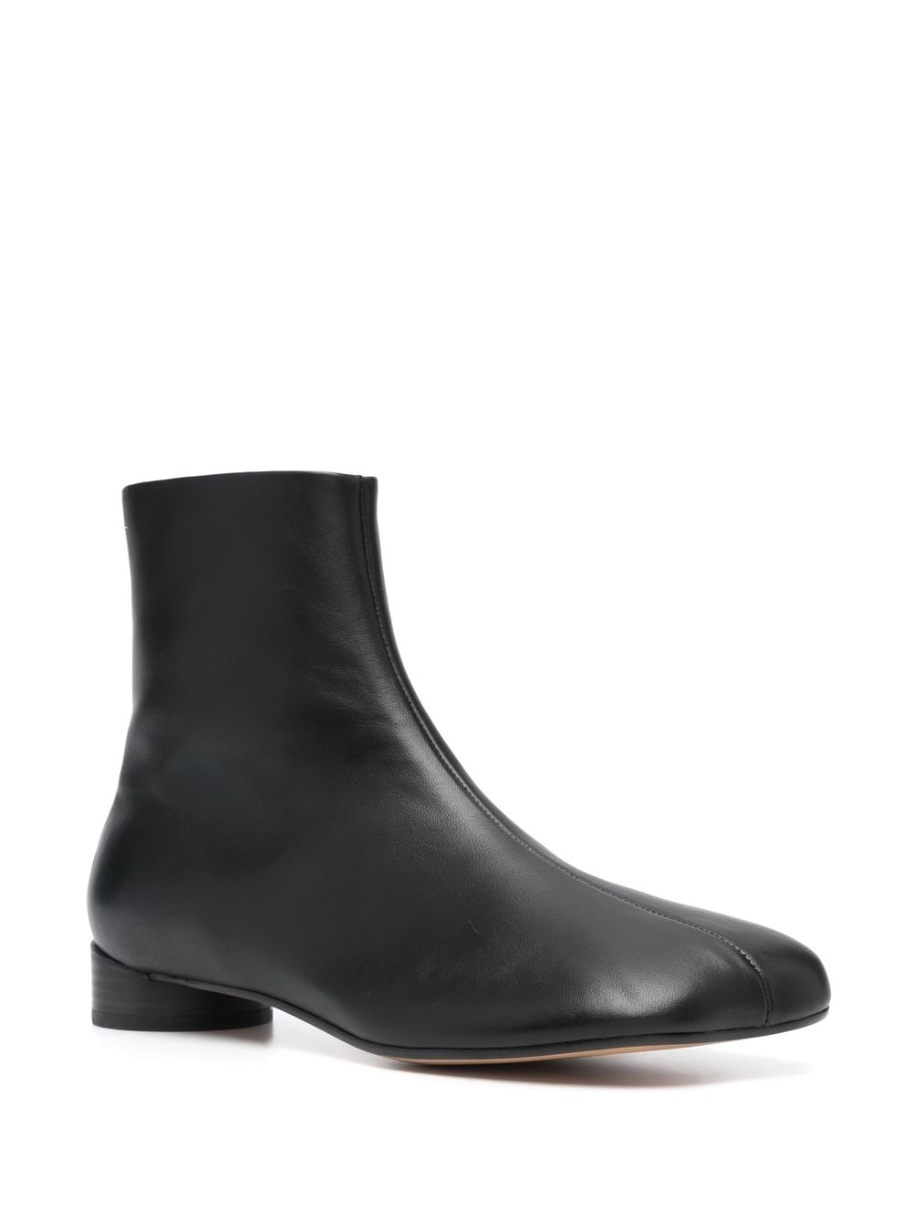 30mm leather ankle boots - 2