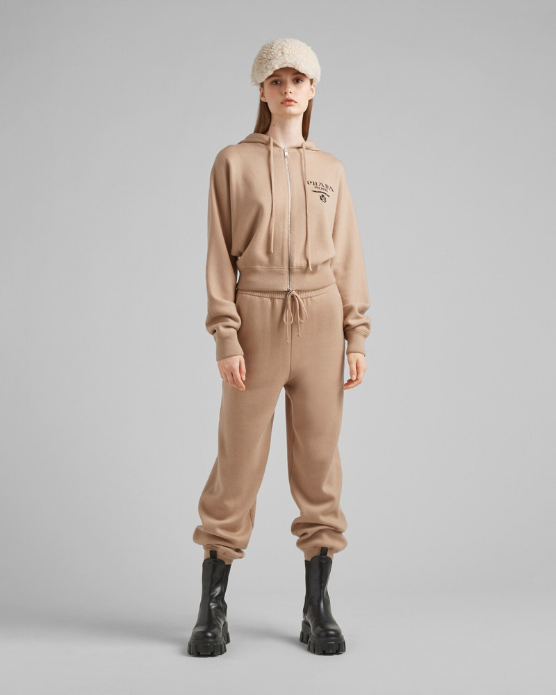 Prada Cashmere joggers outlook