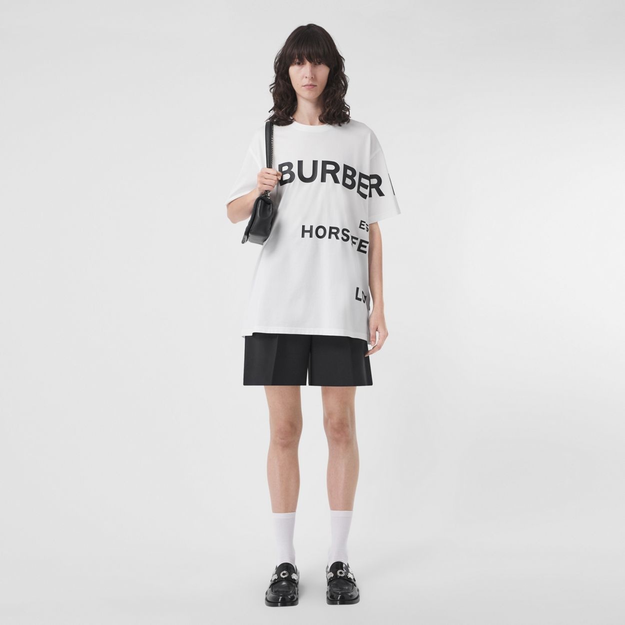 Horseferry Print Cotton Oversized T-shirt - 5