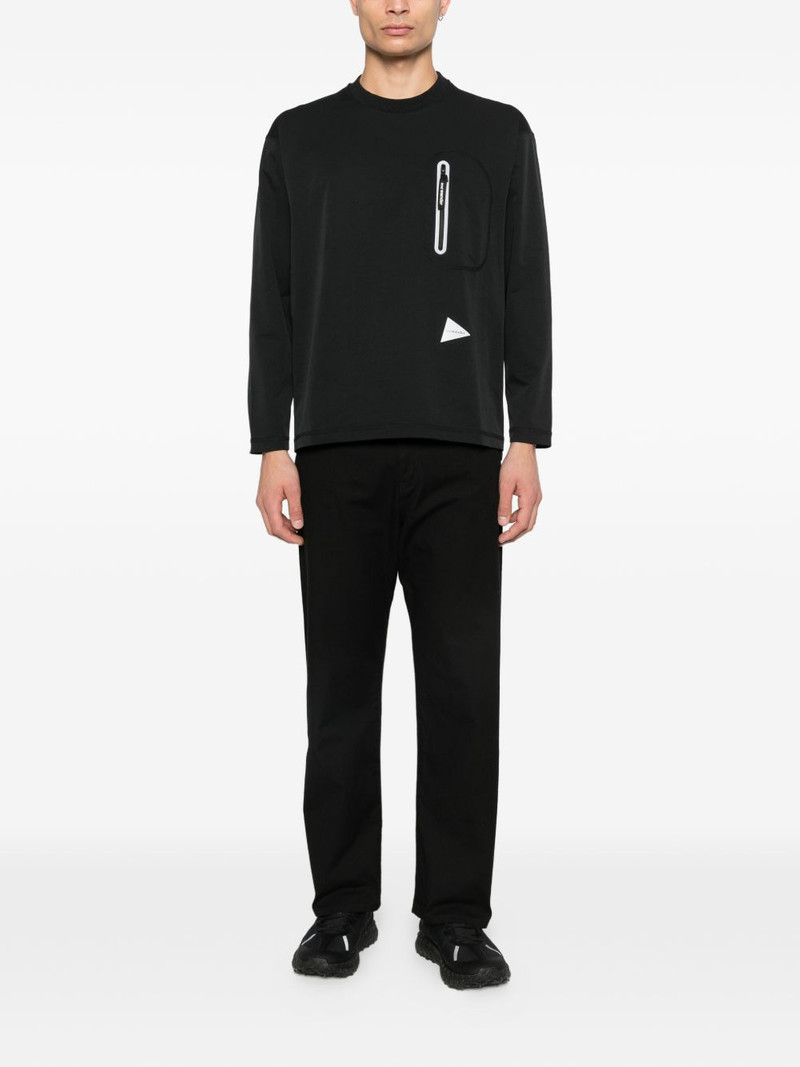 and Wander Hybrid Warm zip-pocket long-sleeved T-shirt outlook
