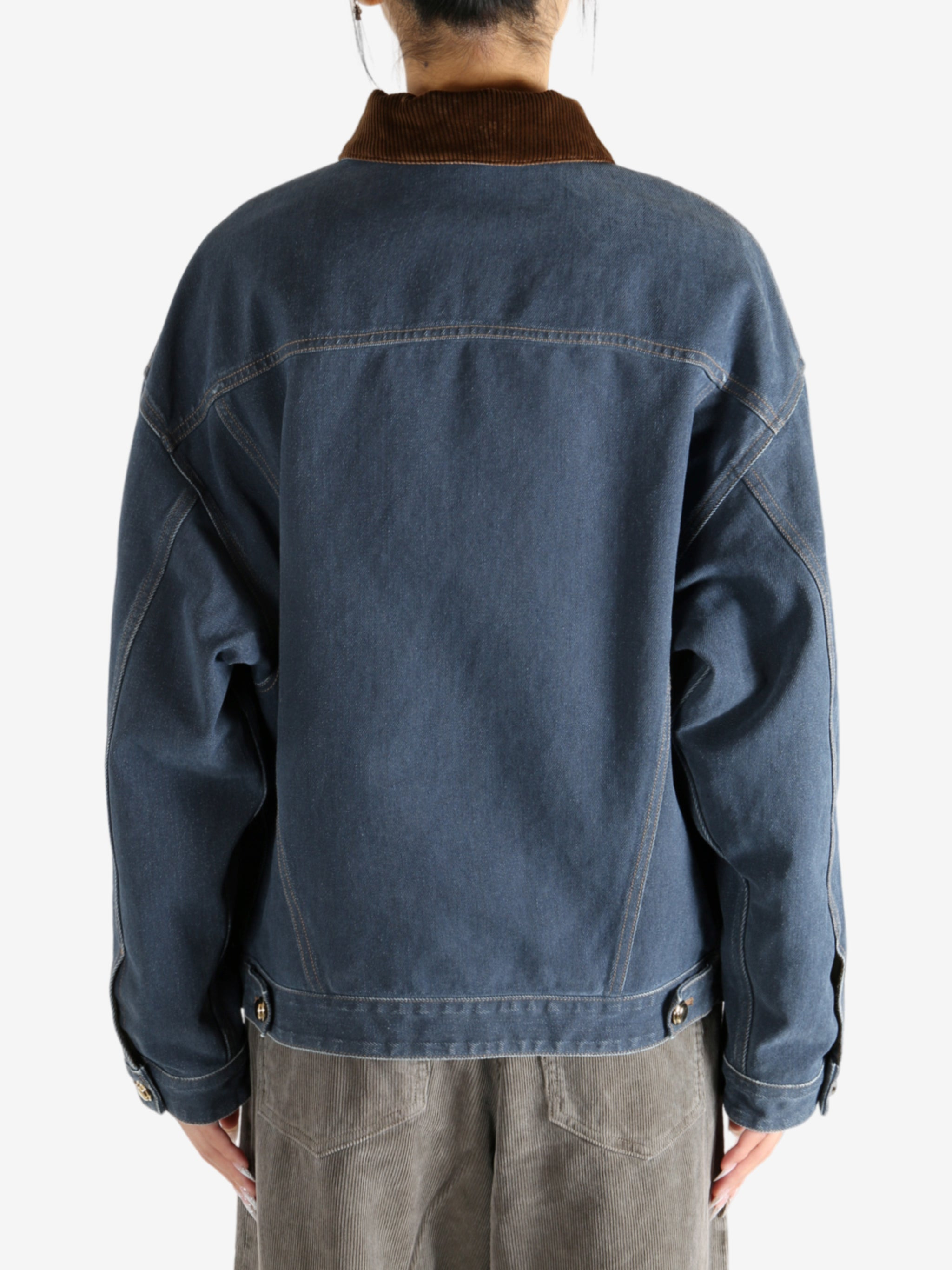 MIU MIU - Women Flocked Denim Jacket - 3