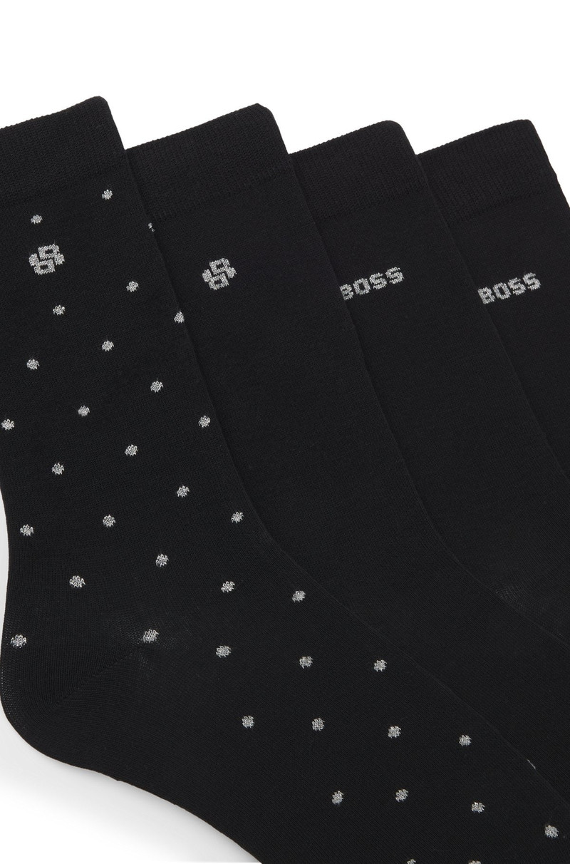 BOSS FOUR-PACK OF REGULAR-LENGTH SOCKS WITH LOGO DETAILS outlook