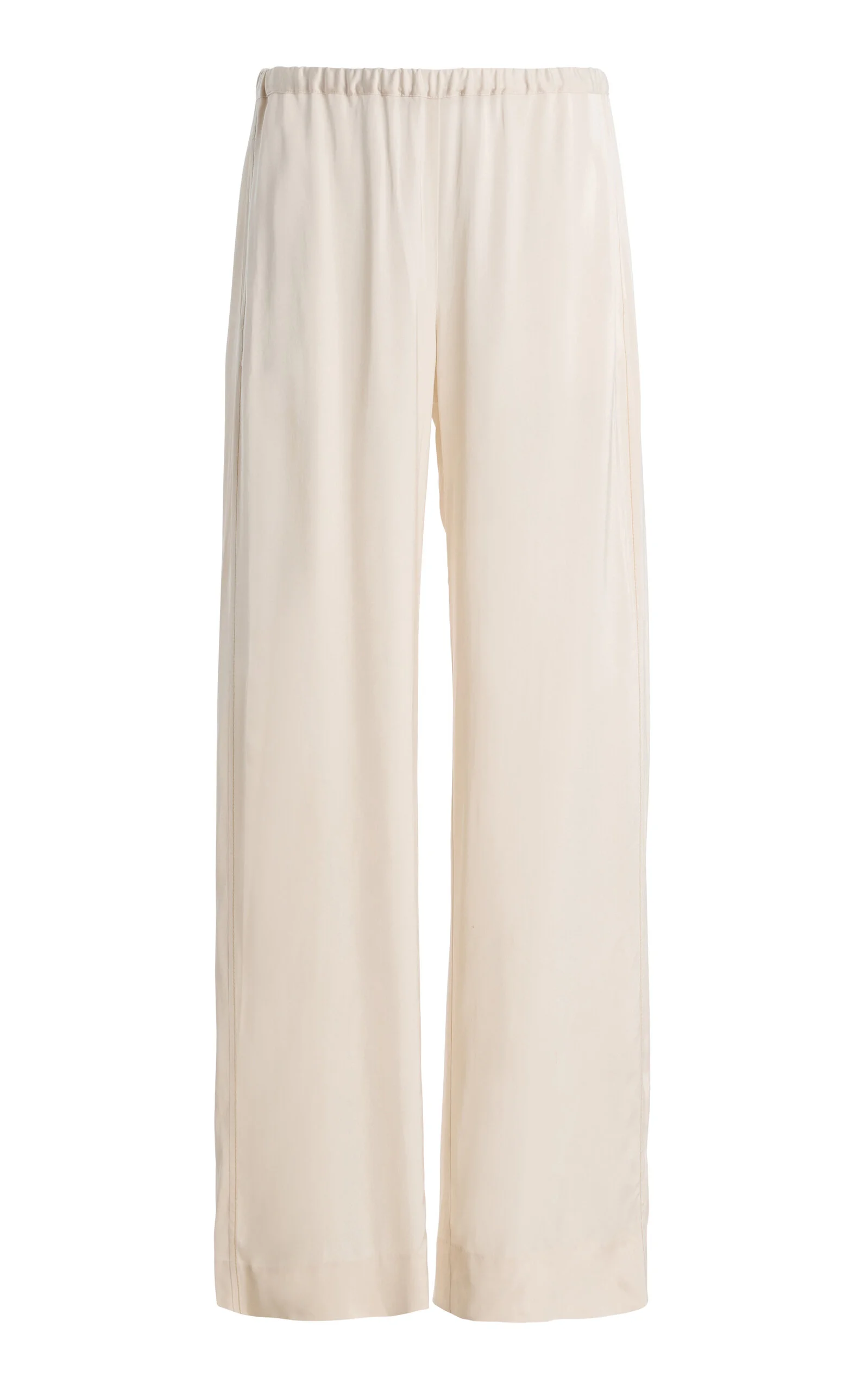 Silk Wide-Leg Pants ivory - 1