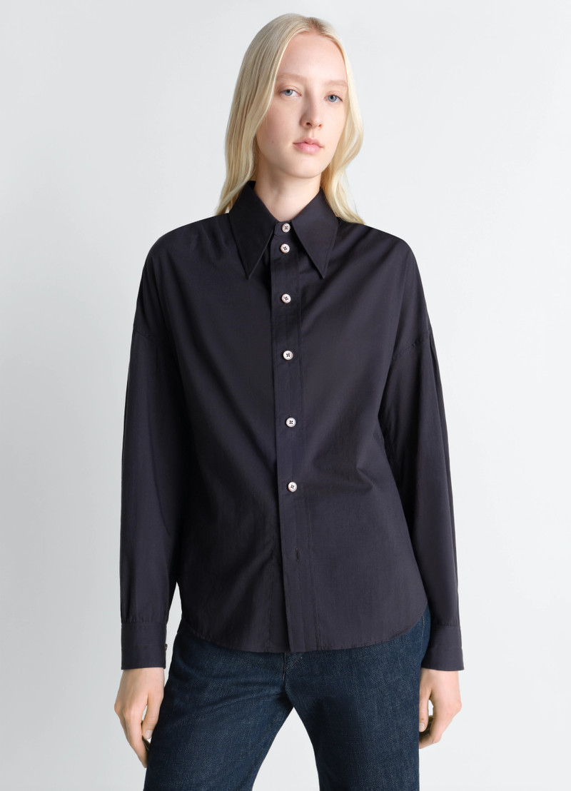 Lemaire SOFT POINTED COLLAR SHIRT IN WASHED COTTON MUSLIN outlook