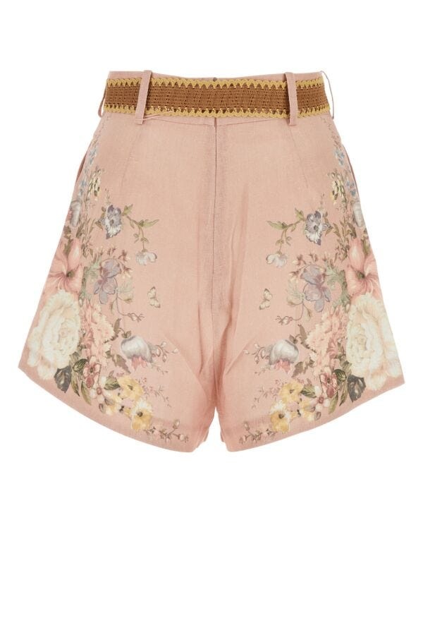 Printed linen Waverly shorts - 2